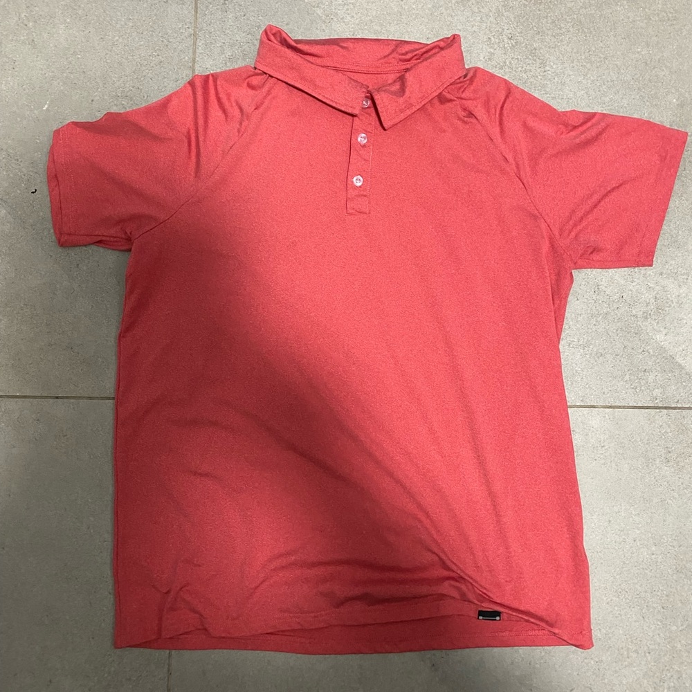 Barbell Apparel Havok Polo- Red in size Medium